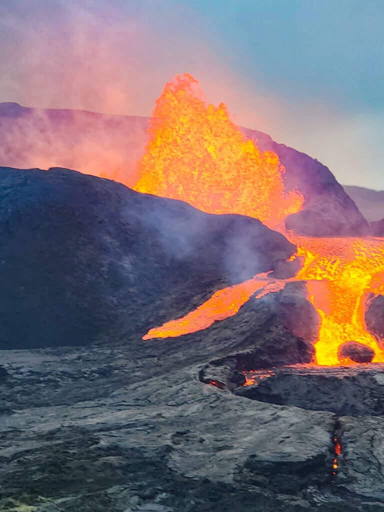 7 day Ring Road itinerary Fagradsafjall volcano