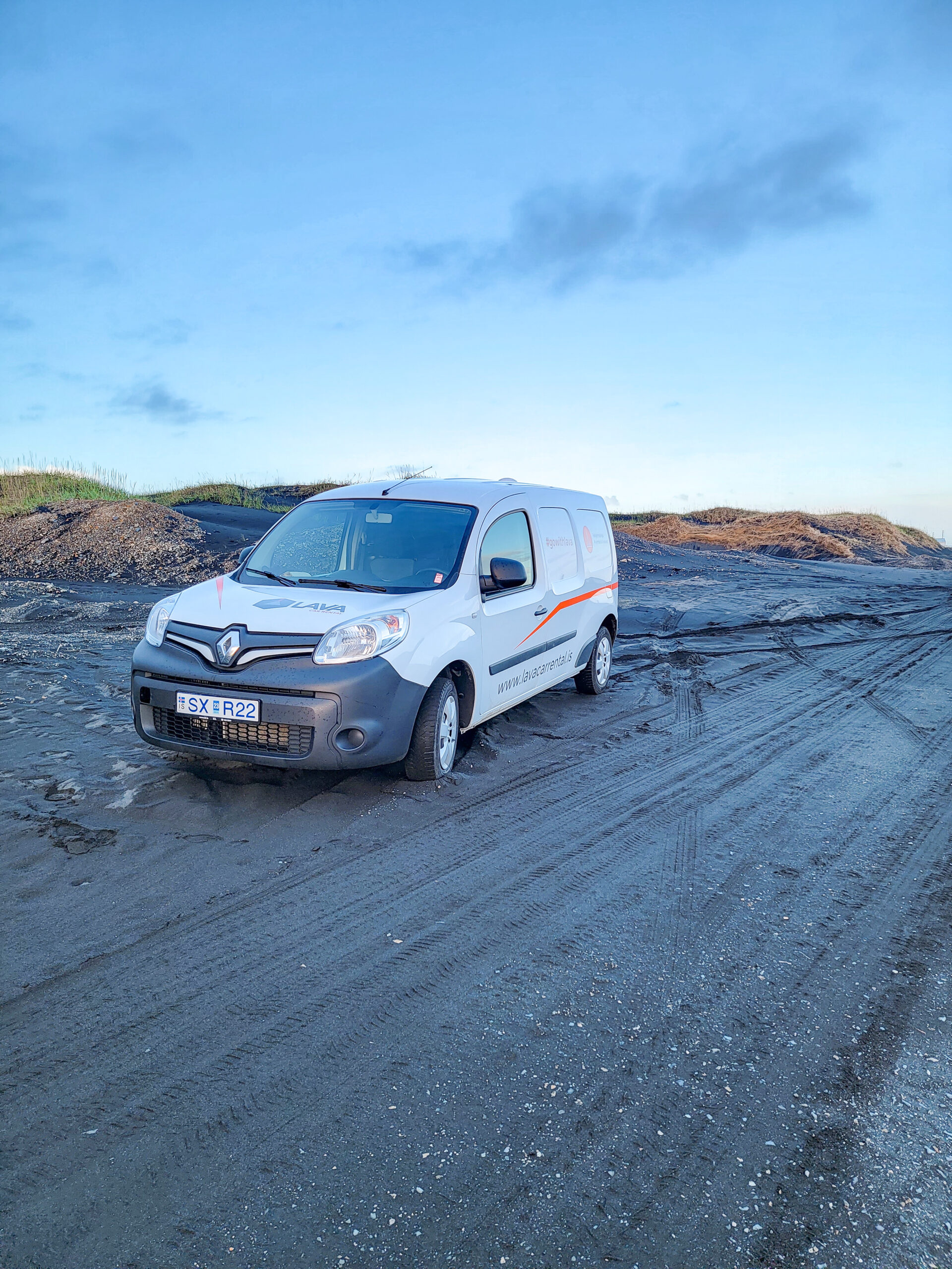 campervan in Iceland
