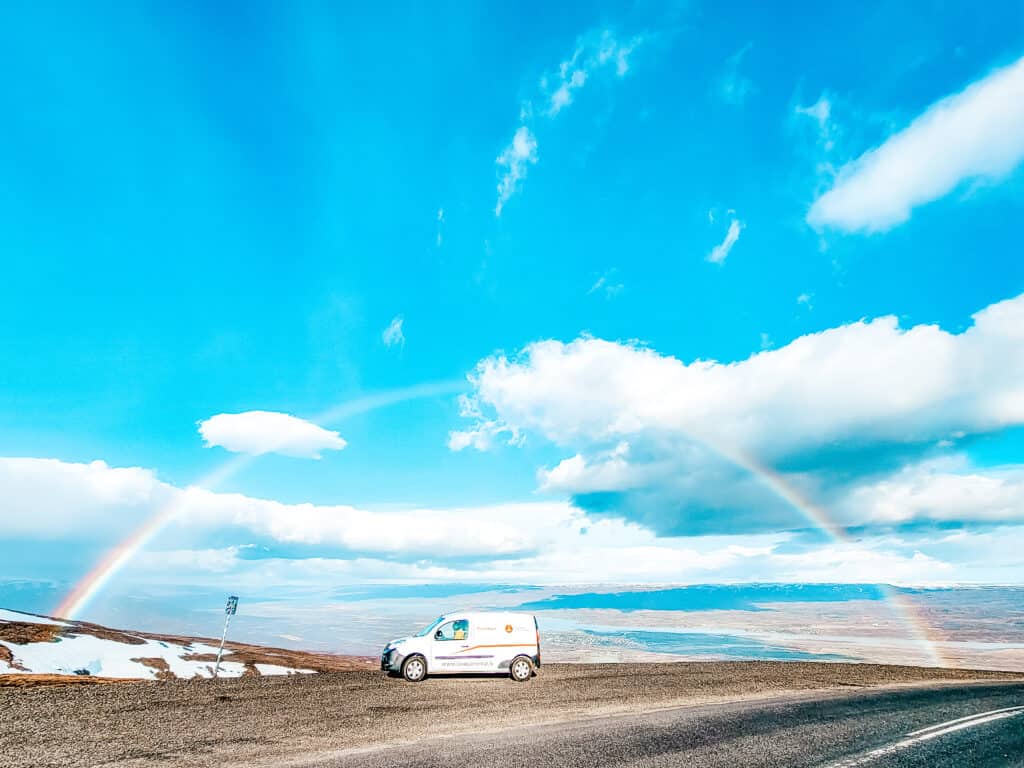 campervan in Iceland