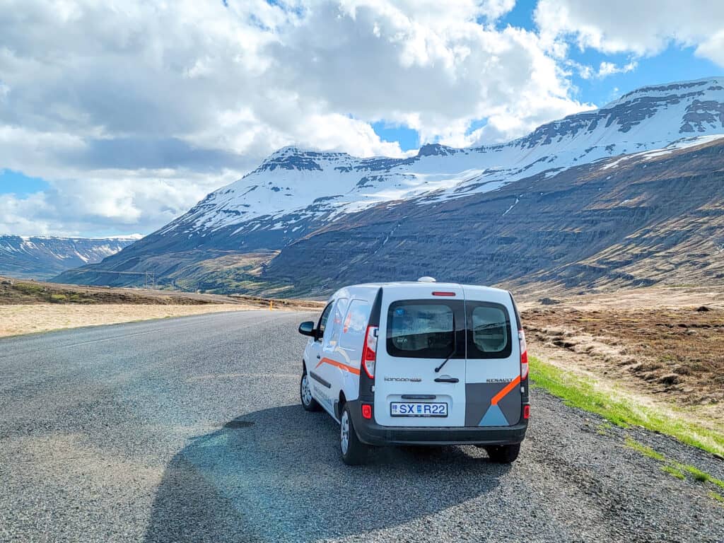 campervan in Iceland