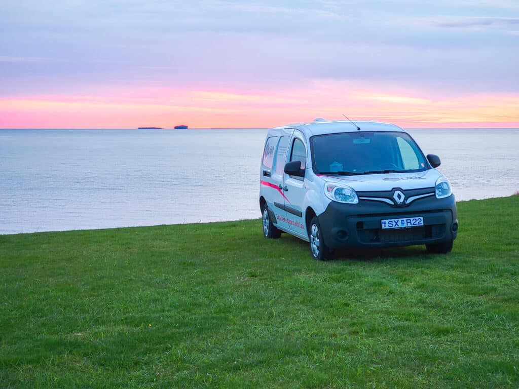 campervan in Iceland