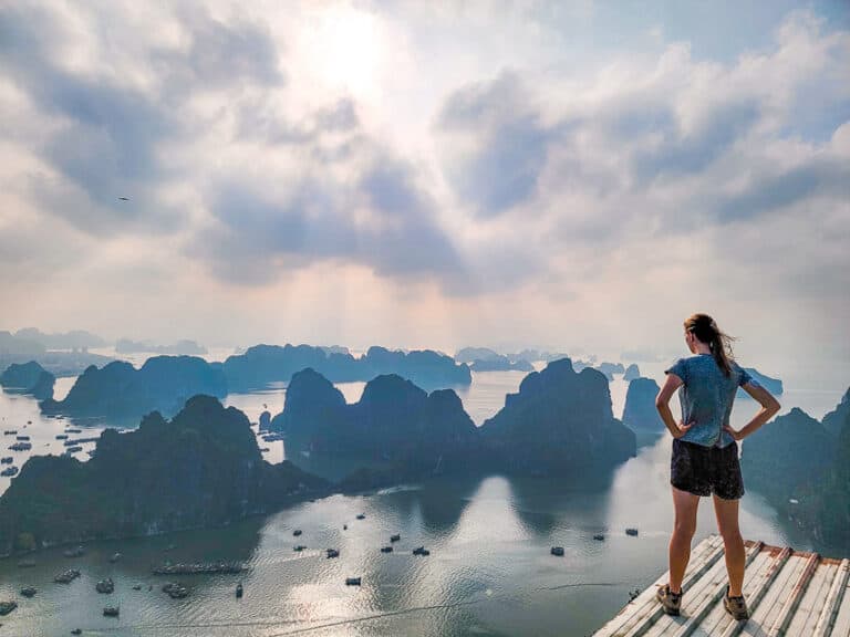 How to Hike Poem Mountain (Bai Tho Mountain) in Halong Bay, Vietnam