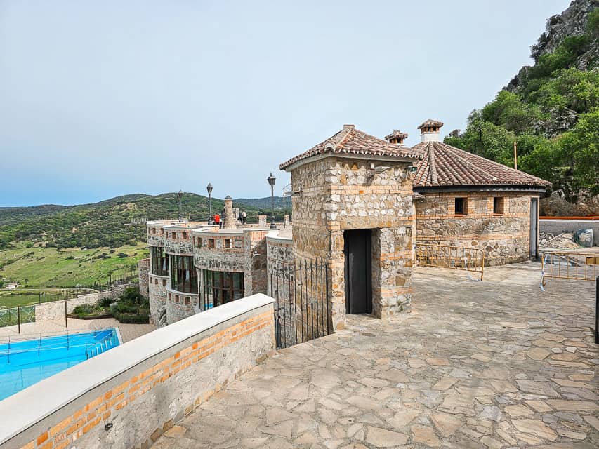 The viewpoint and swimming point at Mirador el Tajo.