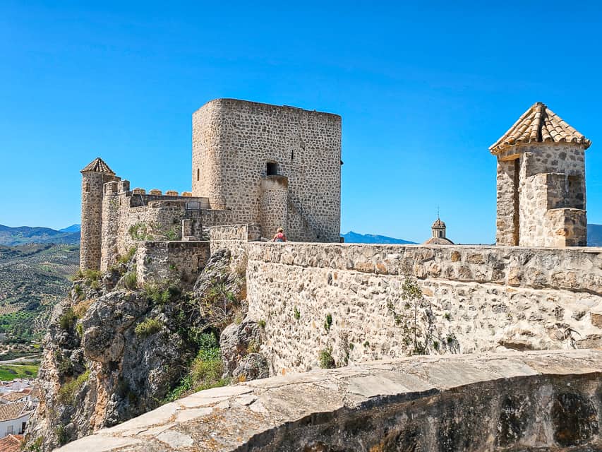 View looking at castle